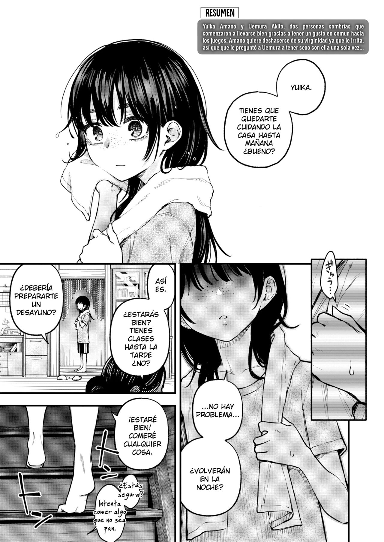 InCha Doushi no Sex ga Ichiban Eroiyo ne #2 -Amano Yuika no Baai- | El sexo entre personas sombrías es el mejor ¿No es asi? #2 -El caso de Amano Yuika- page 2 full