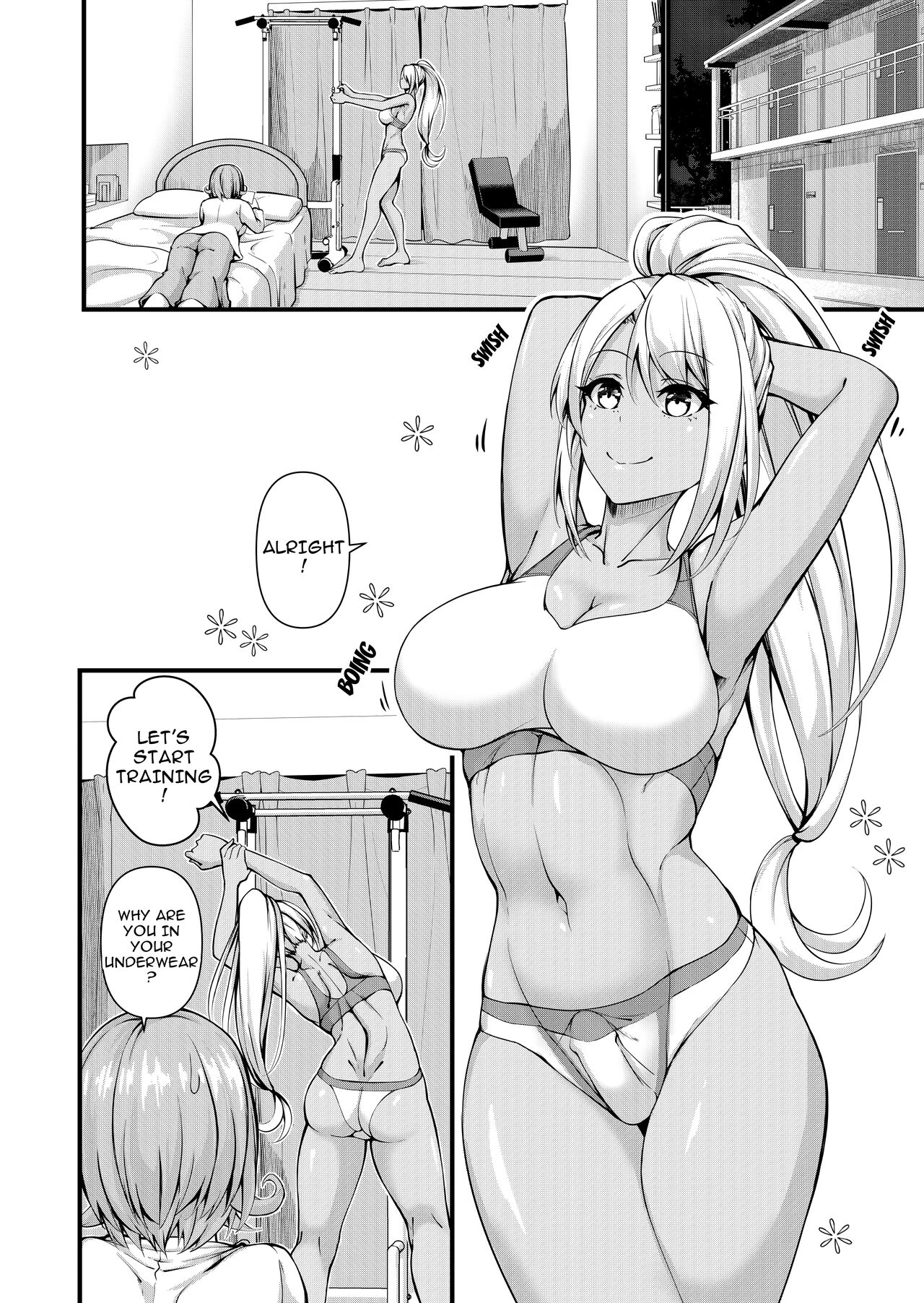 Futanari Gym Shokuin-chan x Majime Koukou Kyoushi-chan 2 page 3 full