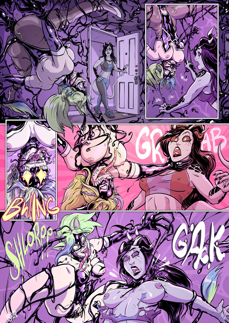Symbiote Catgirl page 5 full