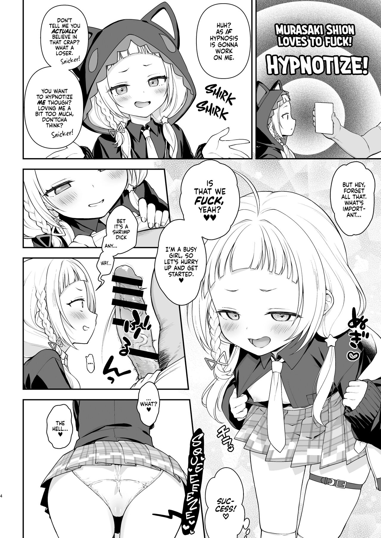 Saimin Sex de Shion-chan o Gaki Onaho ni Suru Hon | Fucking Shion With Hypnosis Till I've Got Me a Brat Cocksleeve page 4 full
