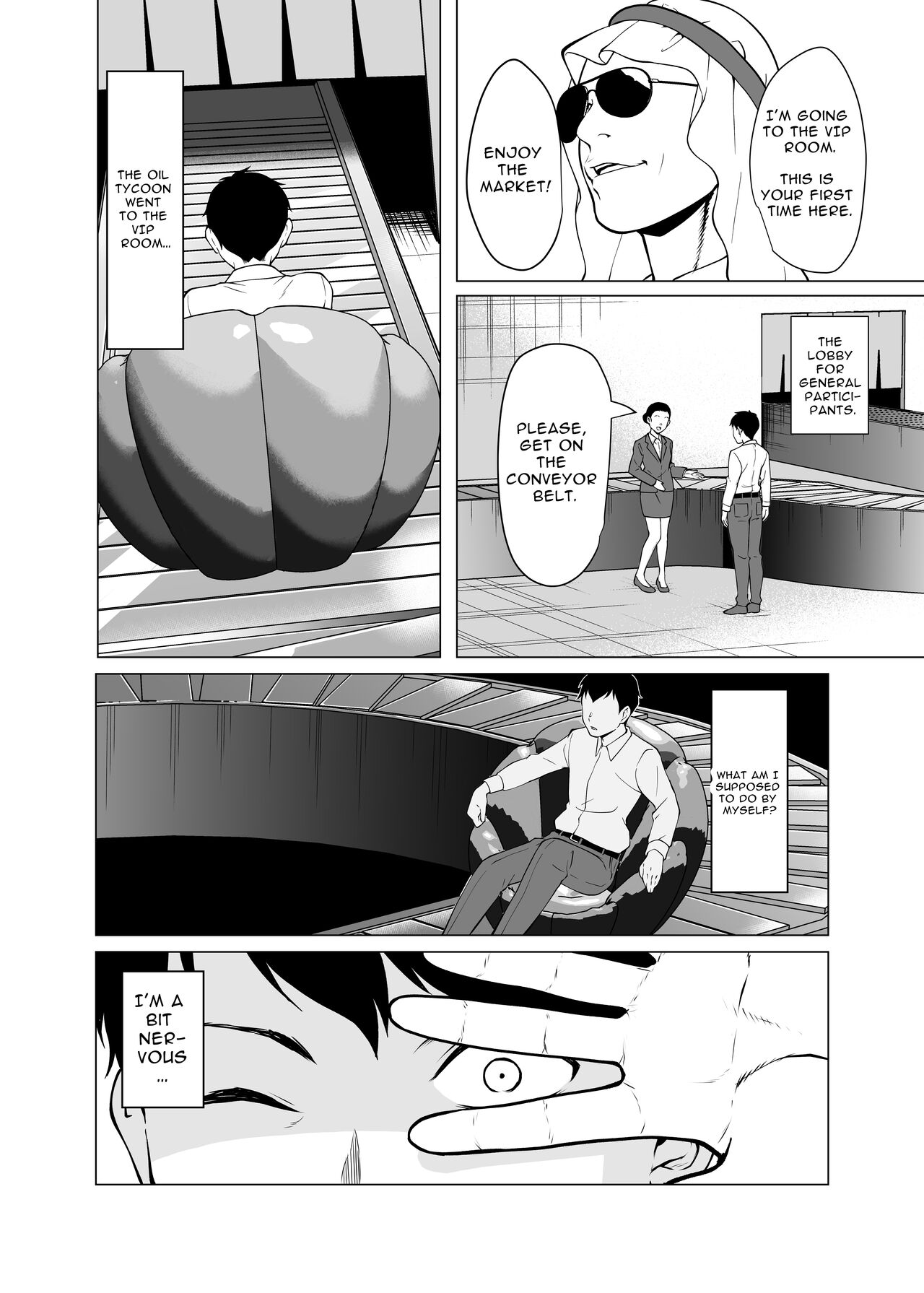 Dorei Shijou no Jitsujou ~Tokyo Big Sight ni Jitsuzai suru Gendai Nihon no Dosukebe na Yami~ | Sex Slave Market Circumstances ~The dark perversion of modern Japan~ page 10 full