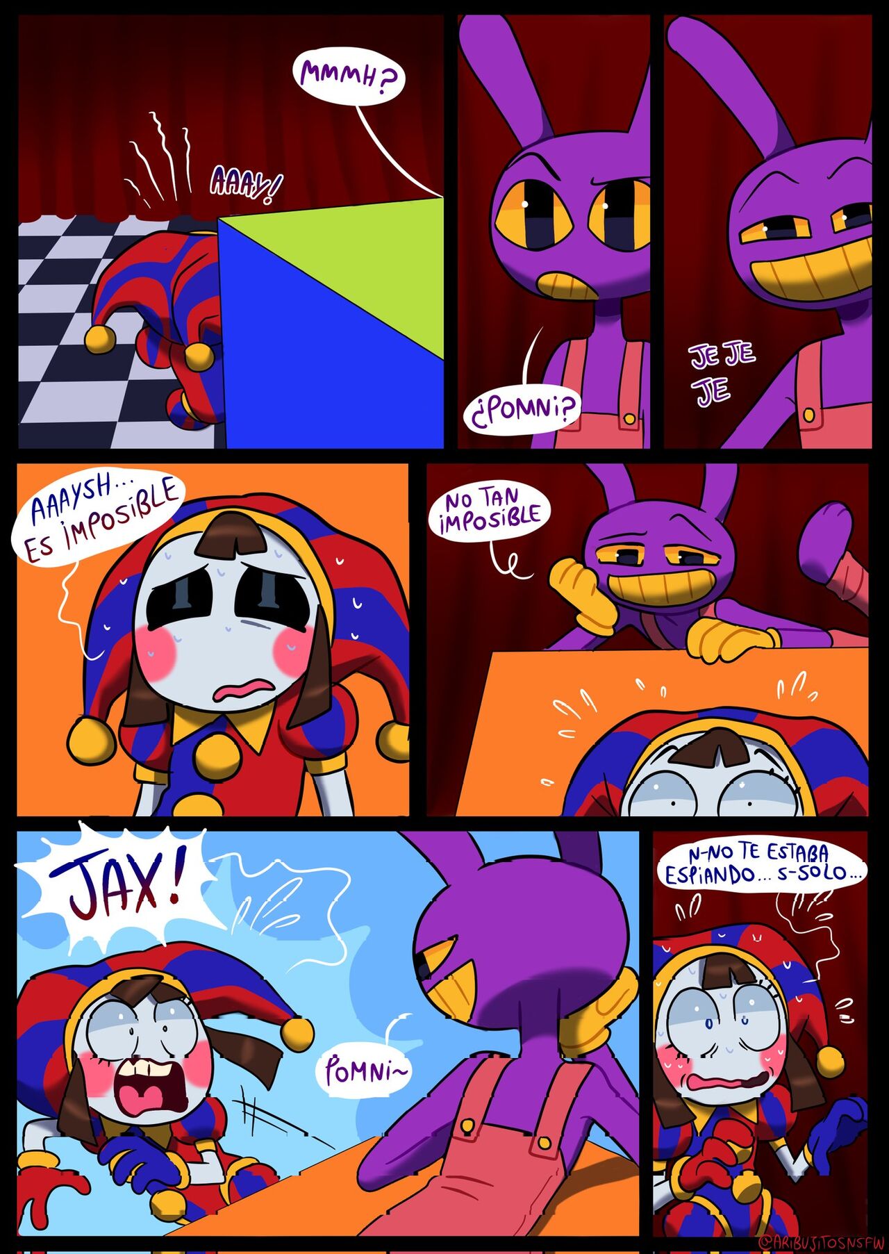 Pomni &amp; Jax  Español page 10 full