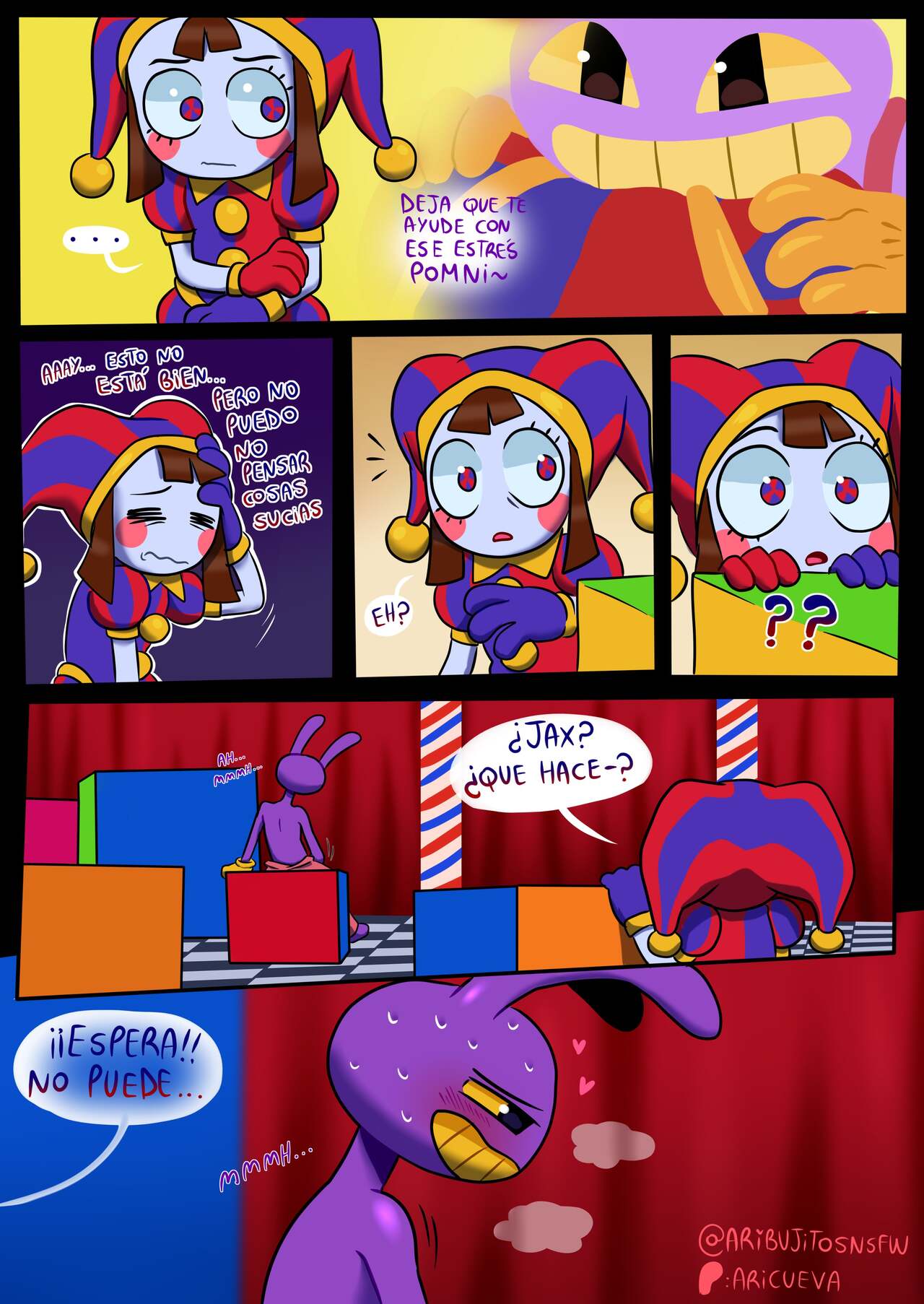 Pomni &amp; Jax  Español page 5 full