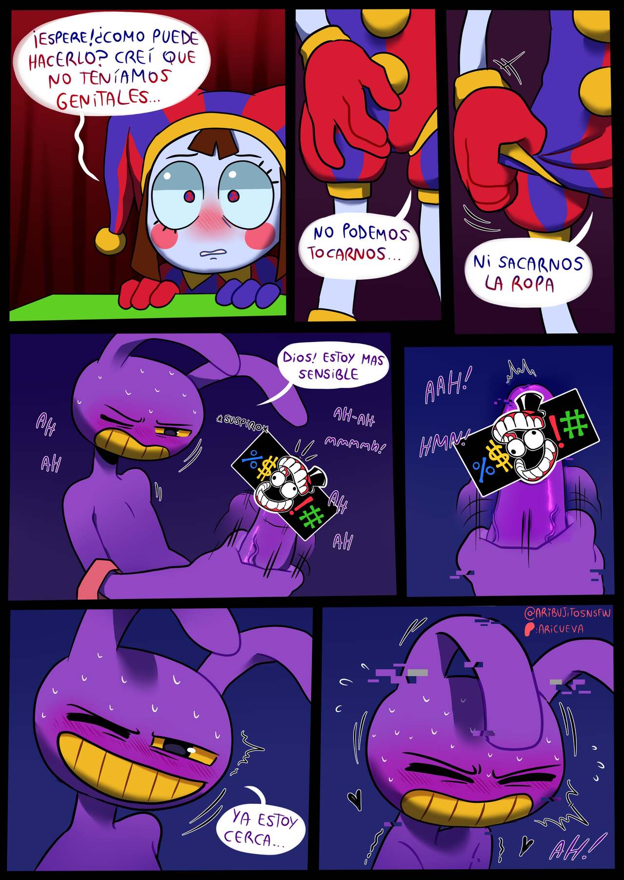 Pomni &amp; Jax  Español page 7 full