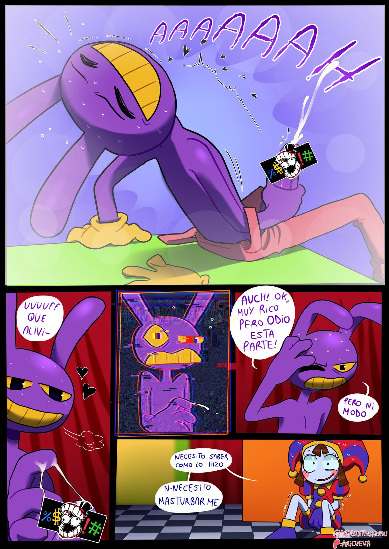 Pomni &amp; Jax  Español page 8 full