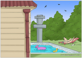 Get nasty fun sex in the swimming-pool cover
