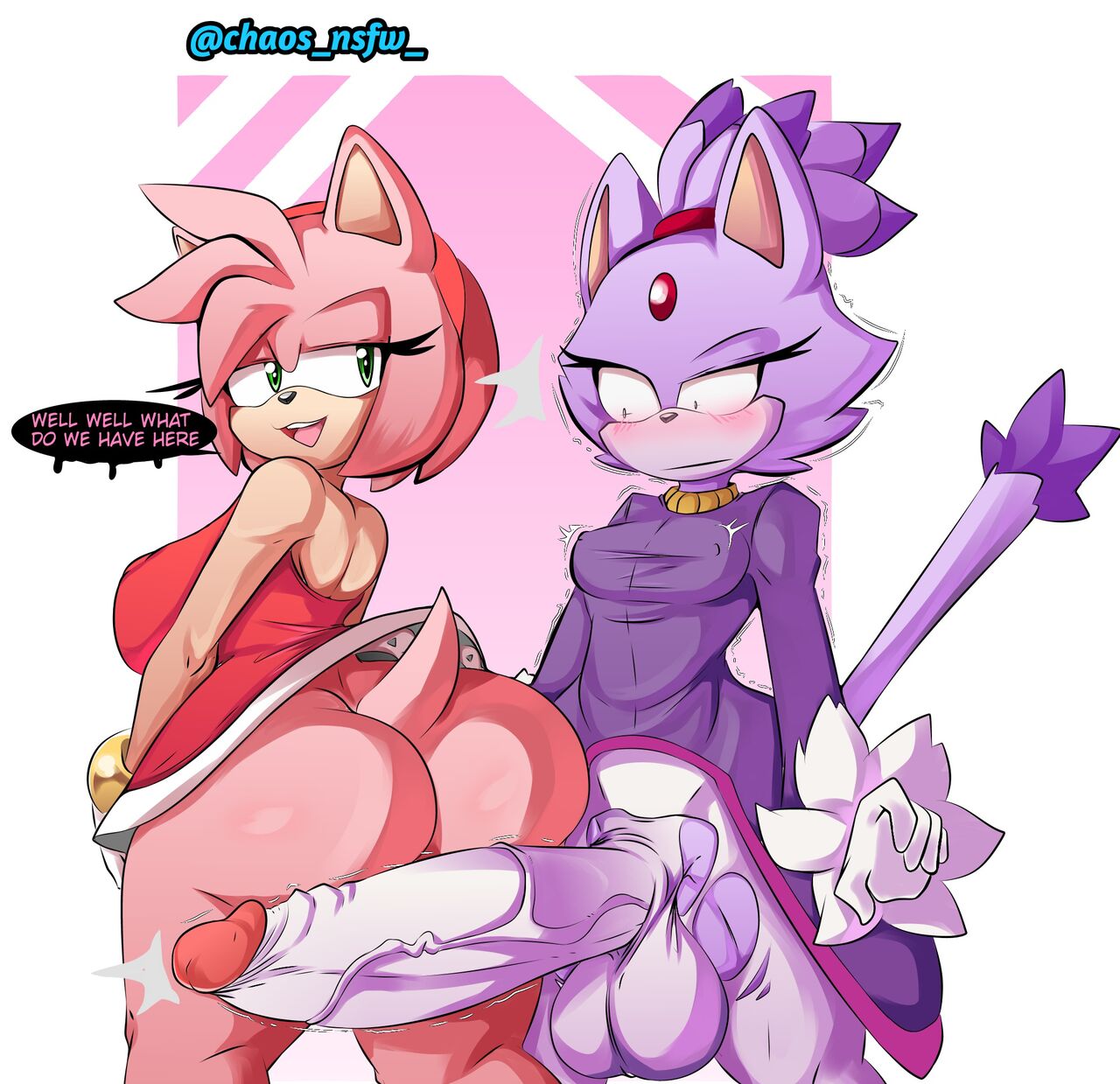 Amy, Rouge &amp; Blaze page 1 full