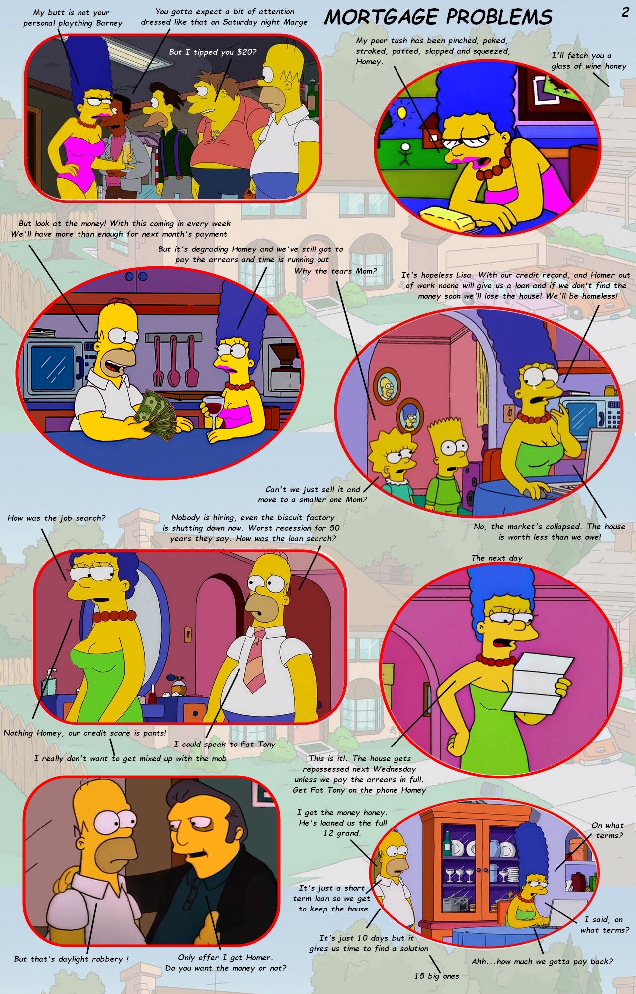 Mortgage Problems /   Simpsons /  ongoing page 3 full