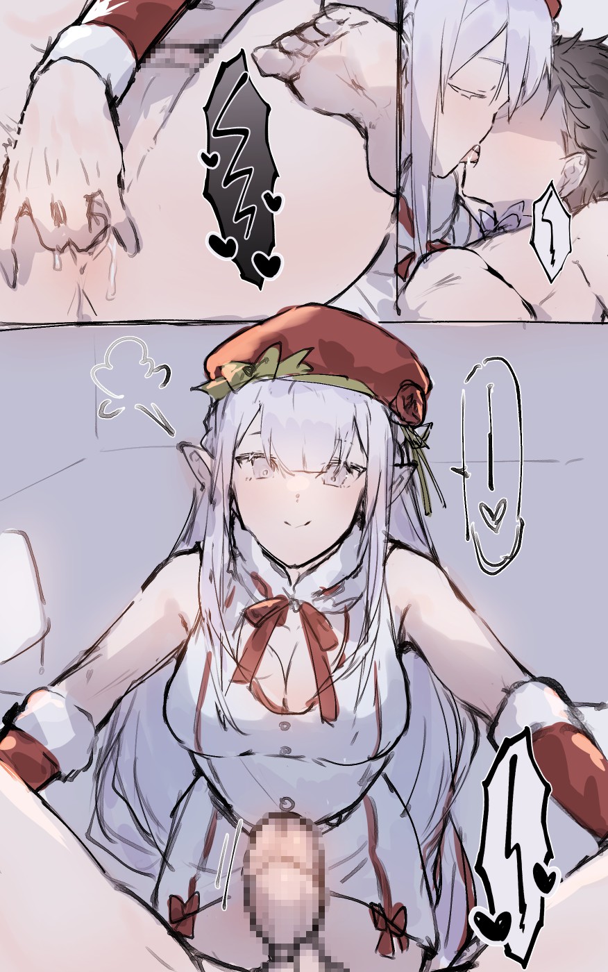Emilia x Subaru futa page 4 full