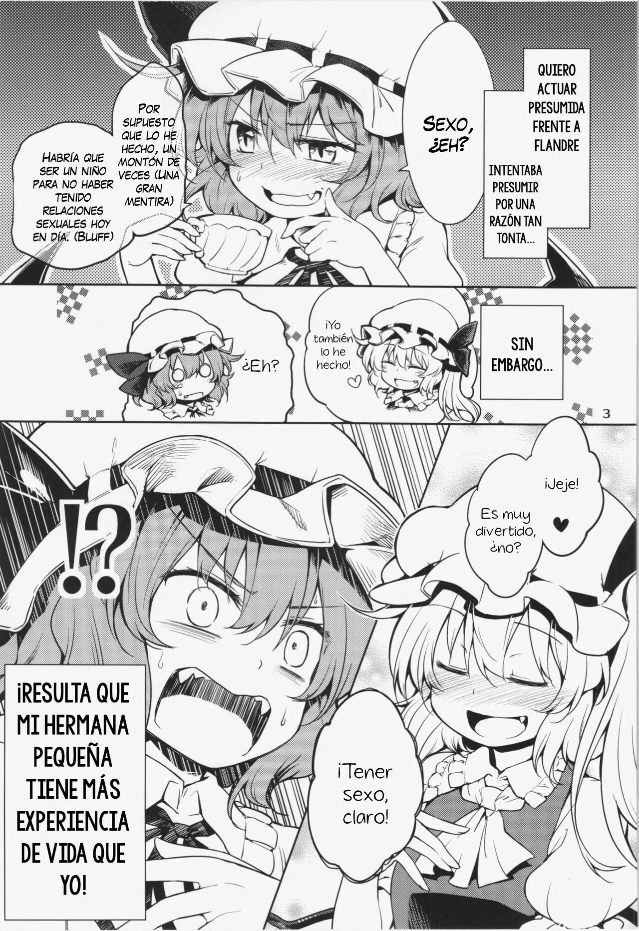 Remilia Ojou-sama ni Ikenai Koto Suru Hon | Un libro sobre cómo hacerle travesuras a la Señorita Remilia page 3 full