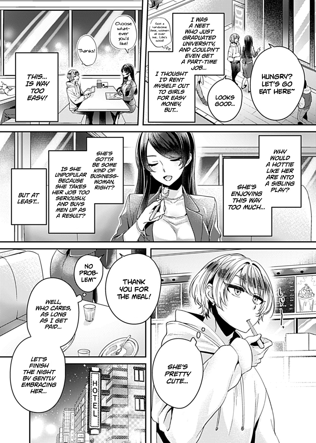 Anekatsu OL ~Onee-san wa Koubi ga Daisuki~ | The Big Sis Who Loves To Fuck Ch. 1 page 2 full