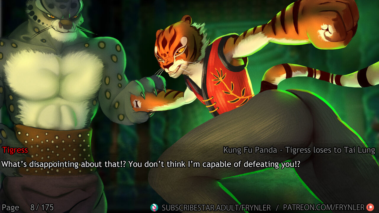 Tigress loses to Tai Lung page 8 full
