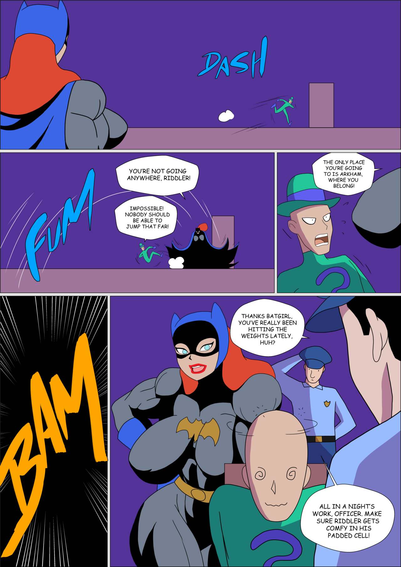 Batgirl Muscular page 10 full