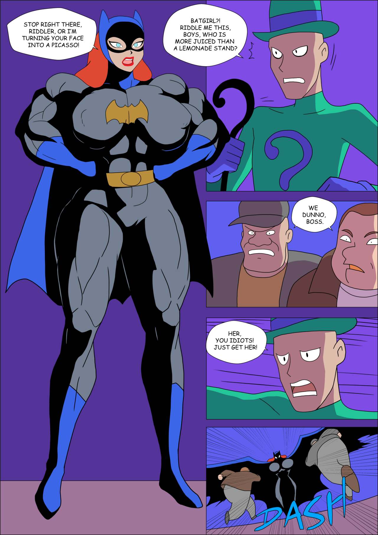 Batgirl Muscular page 8 full