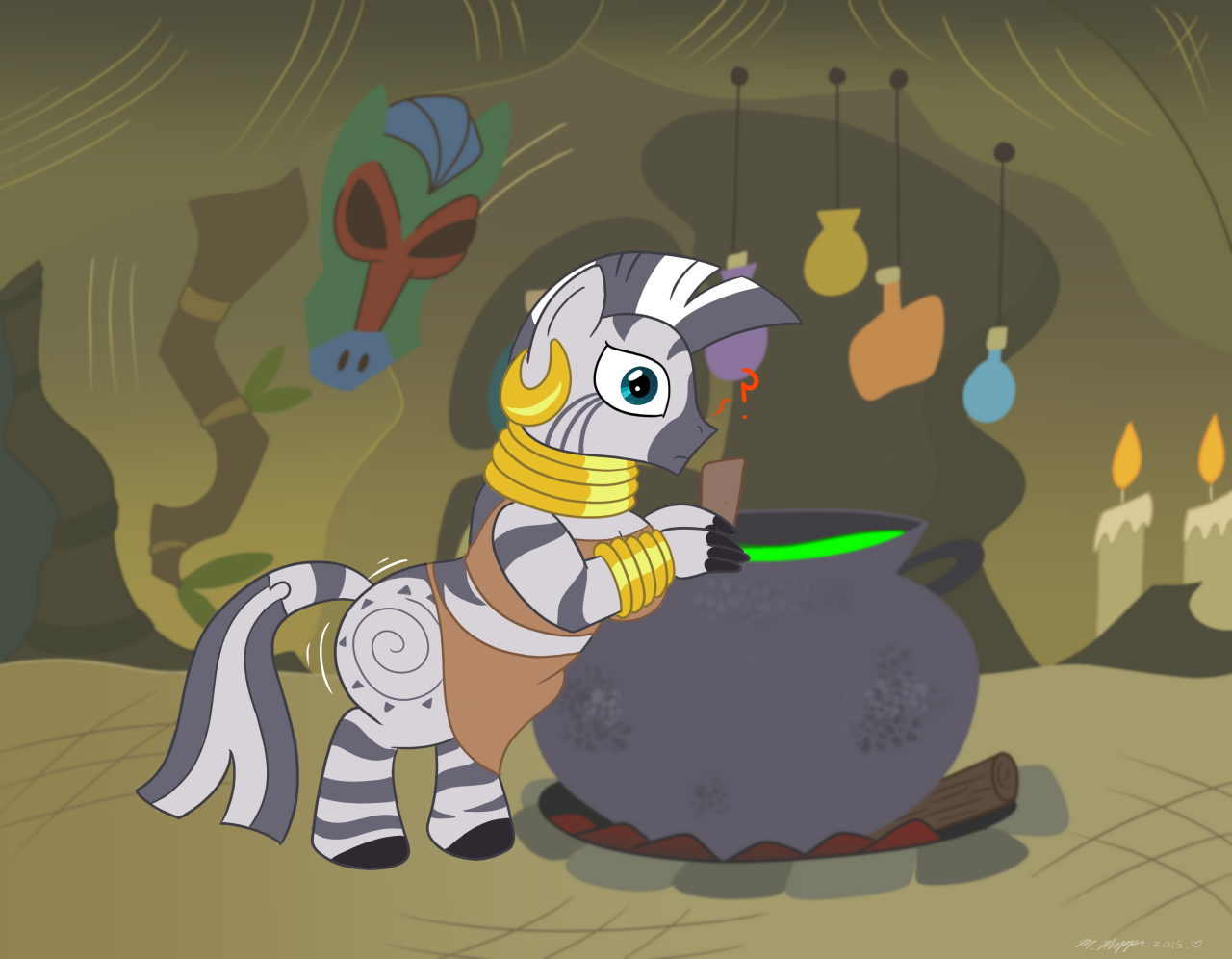 Zecora Big Booty Growth Comic page 3 full