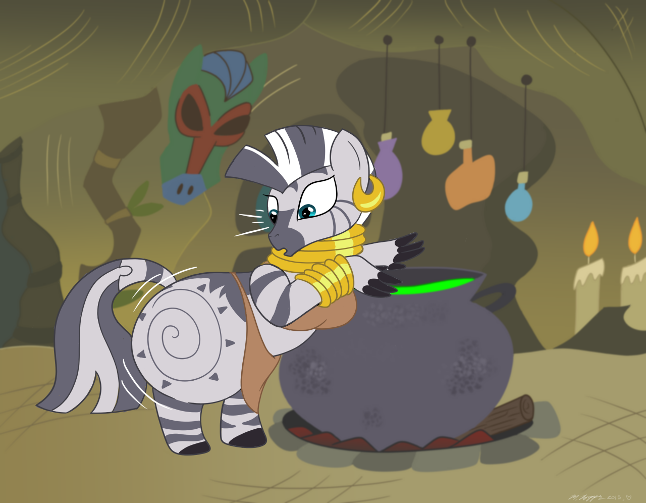 Zecora Big Booty Growth Comic page 4 full