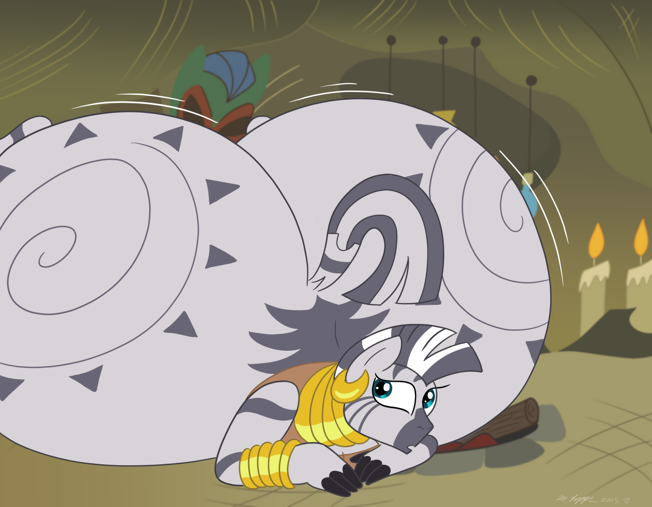 Zecora Big Booty Growth Comic page 7 full