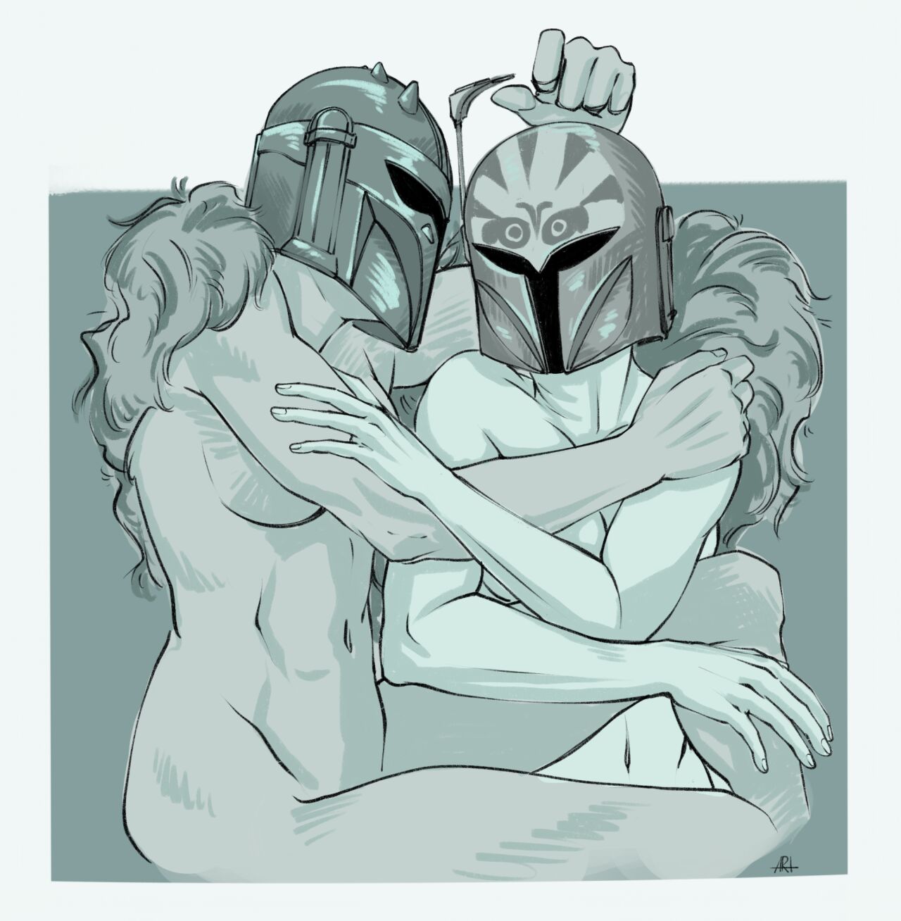 Ahsoka, Bo-Katan, and the Armorer page 2 full