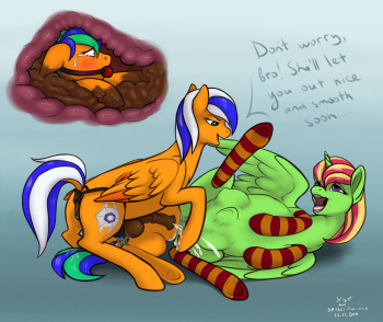 The Pony Vore Comics for Naarkerotic Commission cover