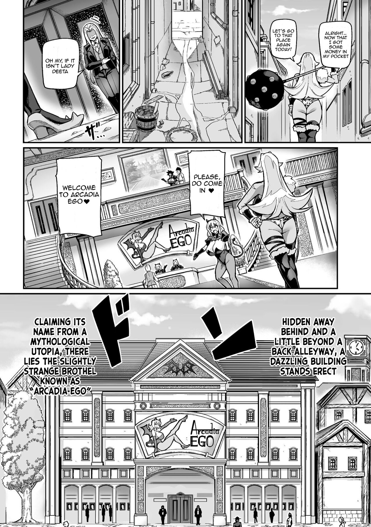 Youkoso! Inma Shoukan Arcadia Ego Ch. 1 / Welcome to the Succubus Brothel Arcadia Ego Ch.1 page 6 full