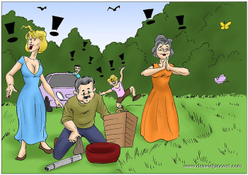 Family ties fun on the picnic cover