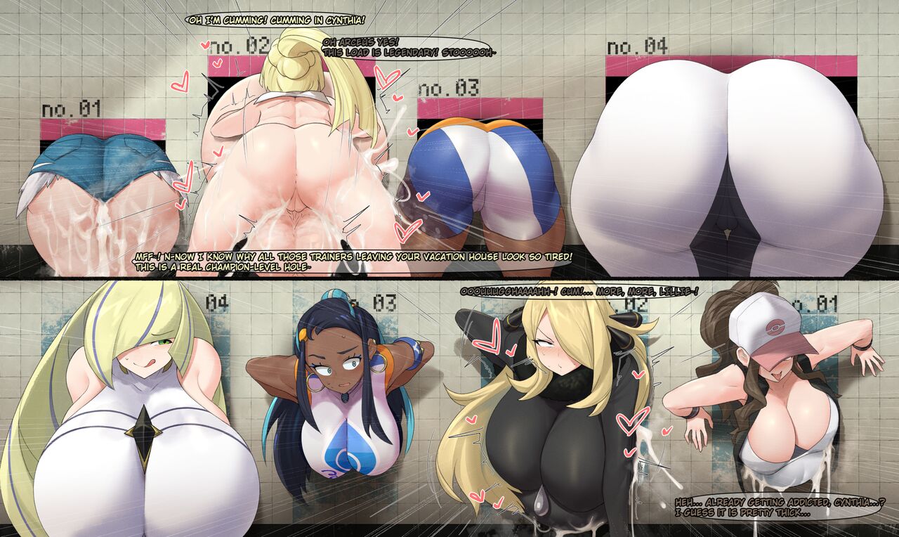 PokeGirls Stuck in the Wall 2 page 5 full