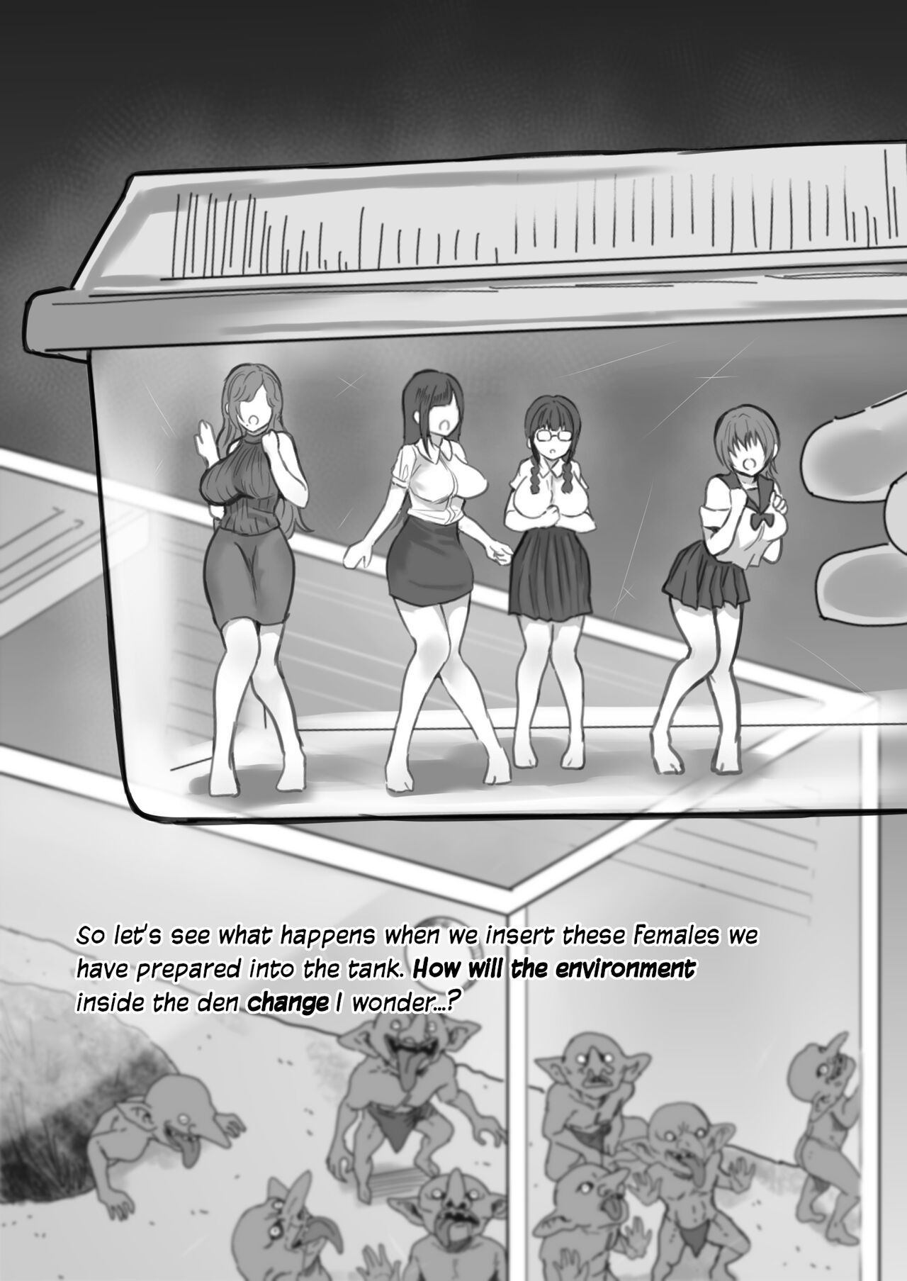 【Shougeki】 Goburin no Suana ni Mesu wo Hairete Kansatsushita Kekka ga Yabasugita page 5 full