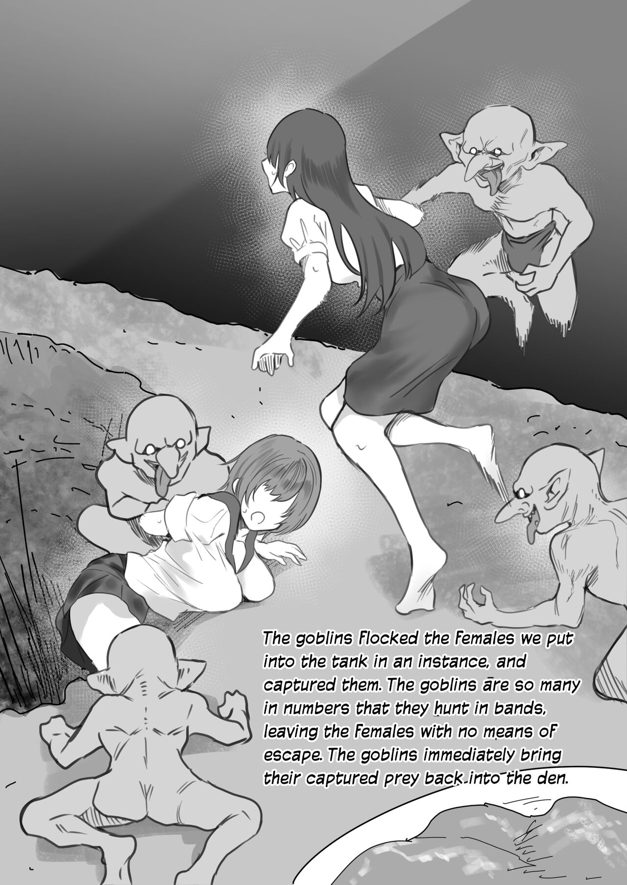 【Shougeki】 Goburin no Suana ni Mesu wo Hairete Kansatsushita Kekka ga Yabasugita page 6 full