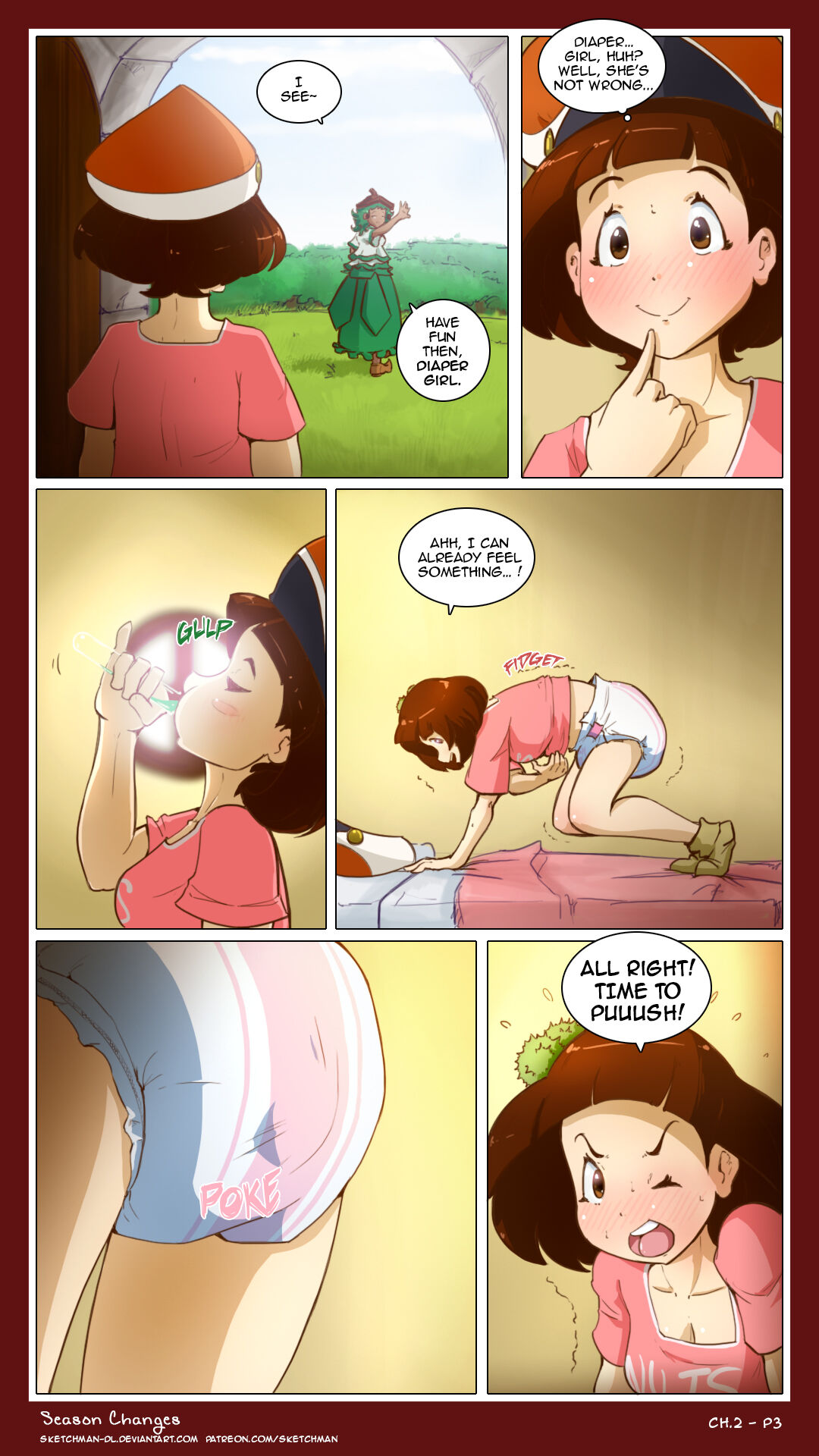 Artist - SketchMan-DL / Season Changes - FULL COMIC page 10 full
