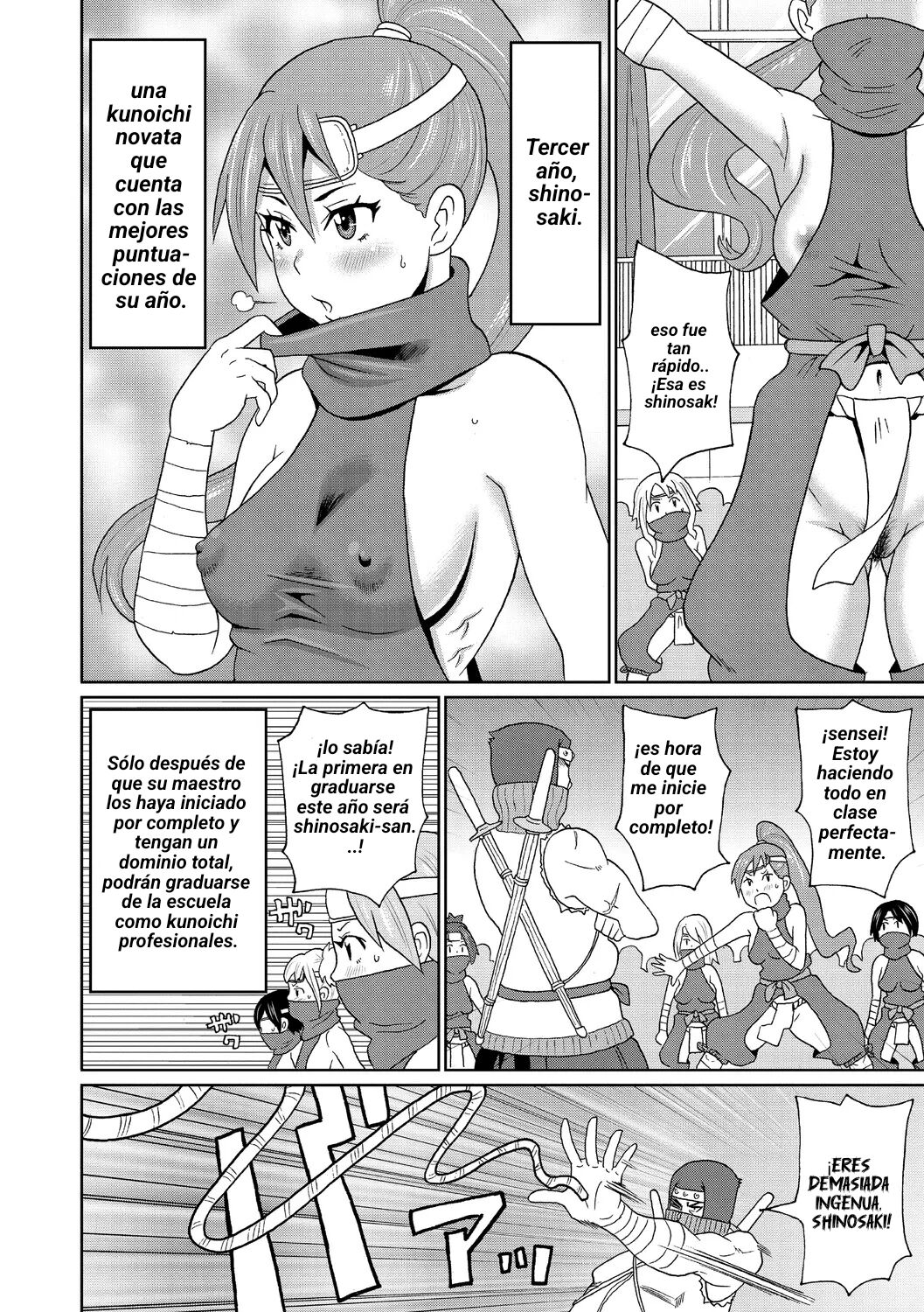 Shinmai Kunoichi Shinozaki-san page 4 full