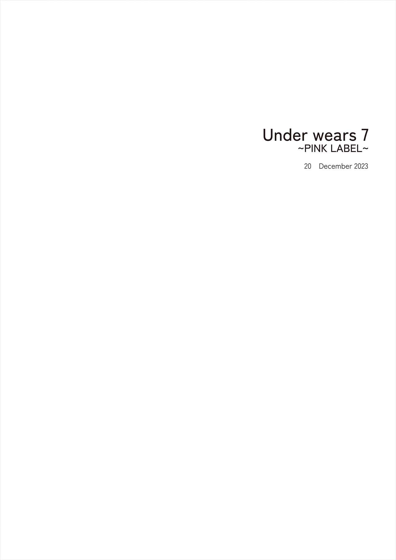 Under wears7 PINK LABEL page 3 full