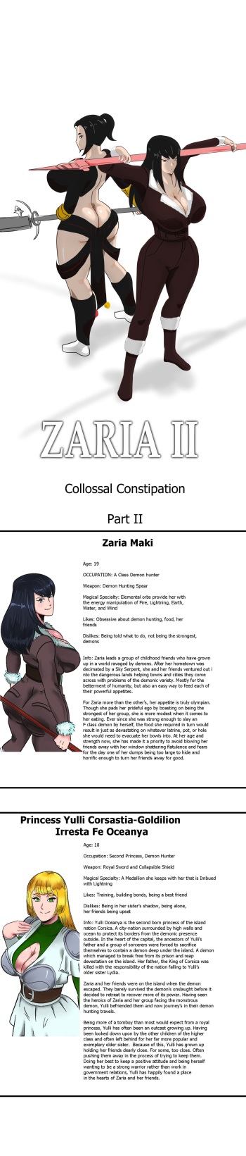 Zaria's colossal constipation finale cover