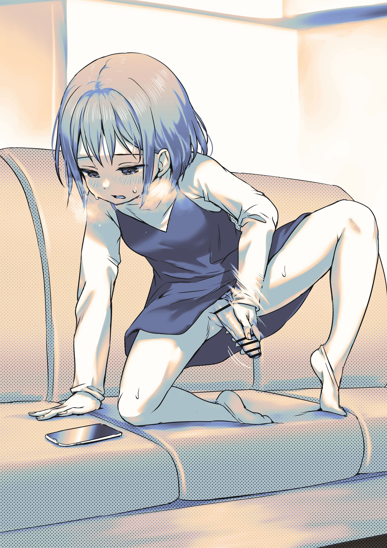 Hitori ni Naru to Smapho de Echi Douga Michau Futanari-chan page 4 full