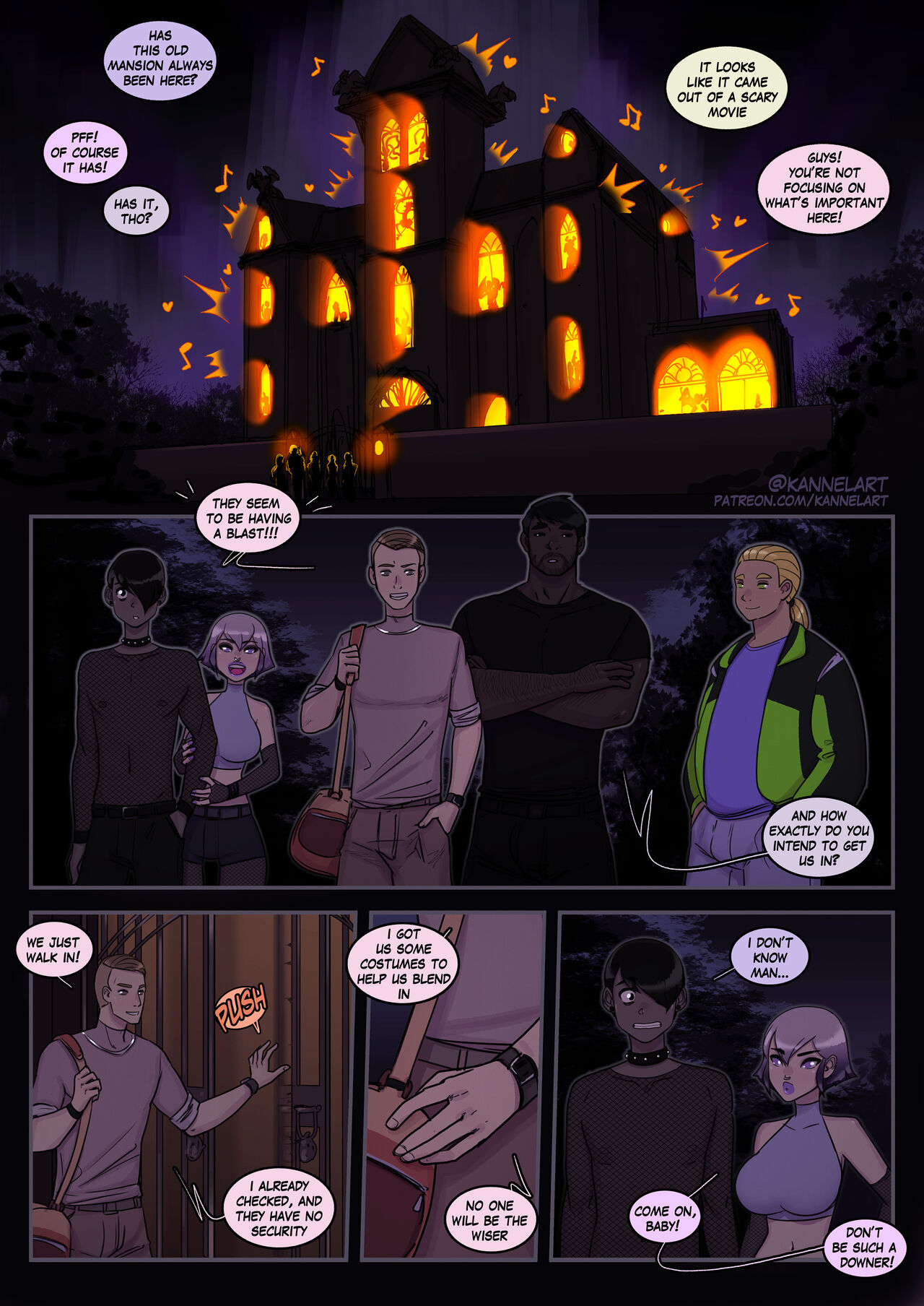 Costume Party Extravaganza: Year Four page 1 full