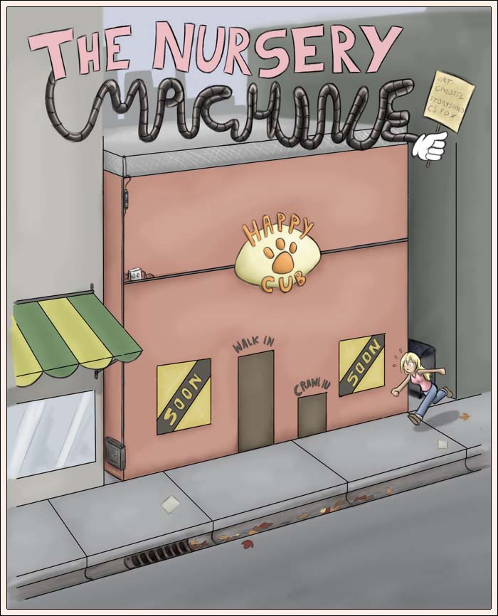 The nursery machine - COMIC page 1 full