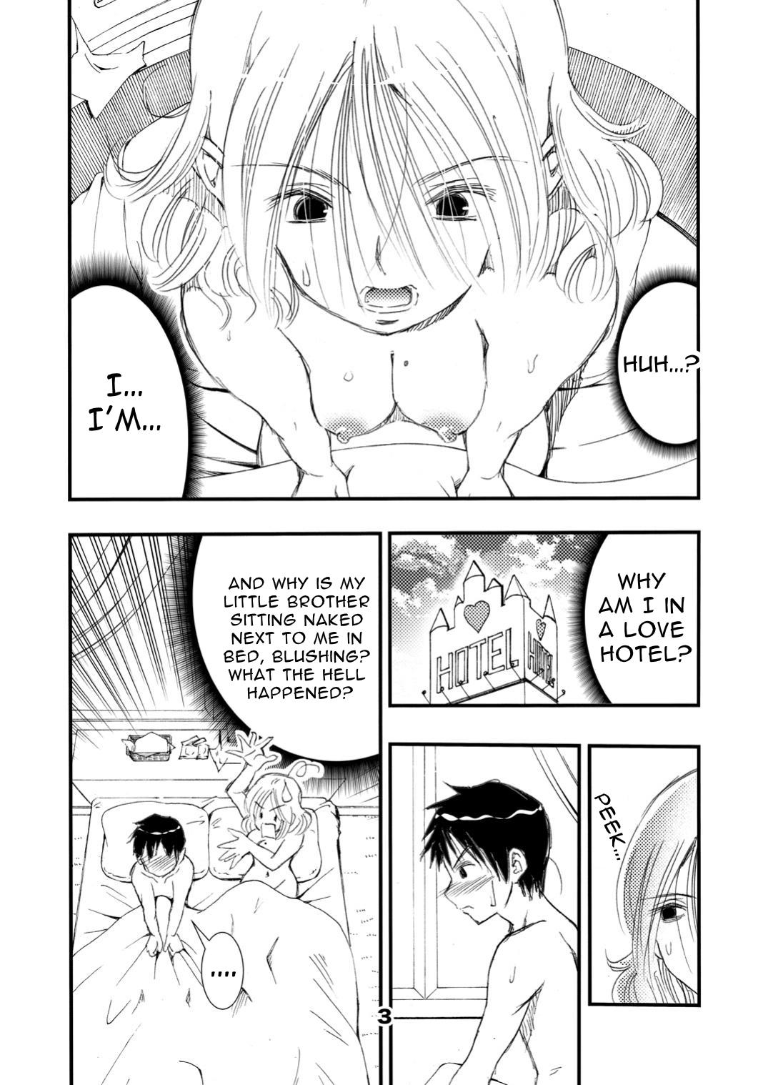 Joshikai de Yotte Otouto ni Mukae o Tanonda Asa... Nazeka LoveHo de Otouto to Ita Shita Ato de Bikkuri na Ukkari Onee-san... Ase page 3 full