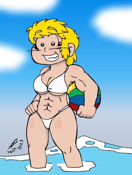 A female bodybuilder and her toyboys page 4 full