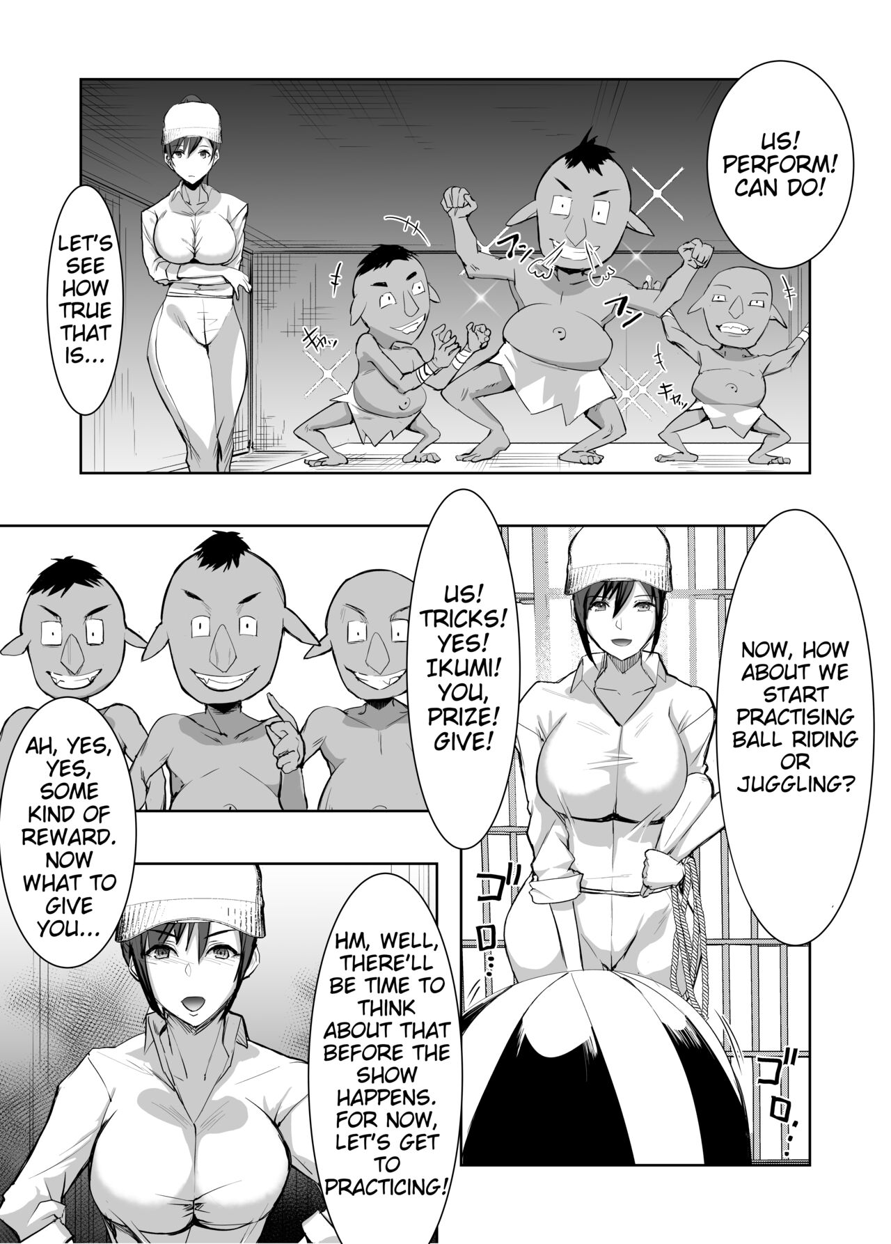 3-biki no Goblin ni Yararechatta Shiikuin-san | The Zookeeper Who Got Fucked by Three Goblins page 10 full