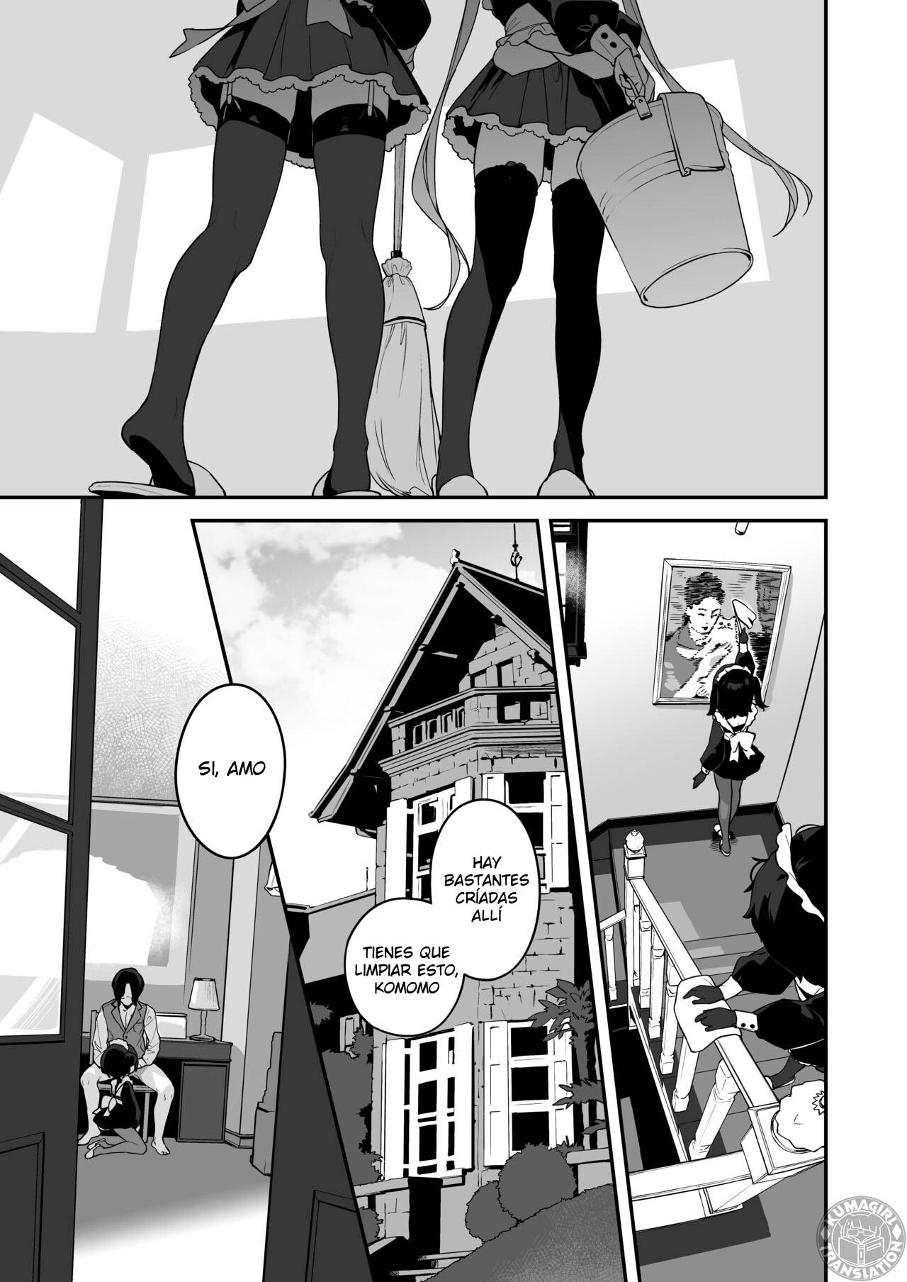 Komomo wa Goshujinsama Senyo no Ryoana Nikubenki Loli Maid page 3 full