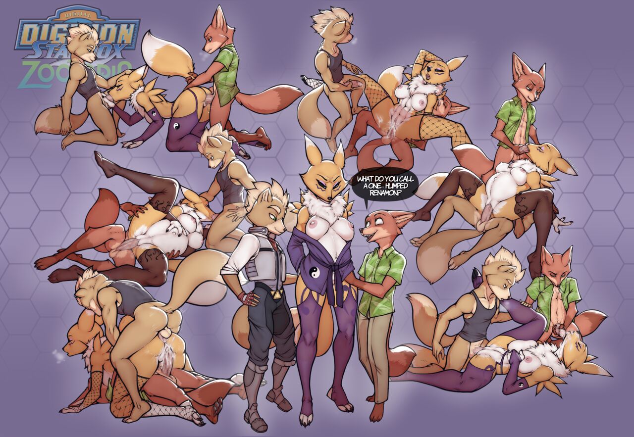 Fox McCloud x Renamon x Nick Wilde page 1 full