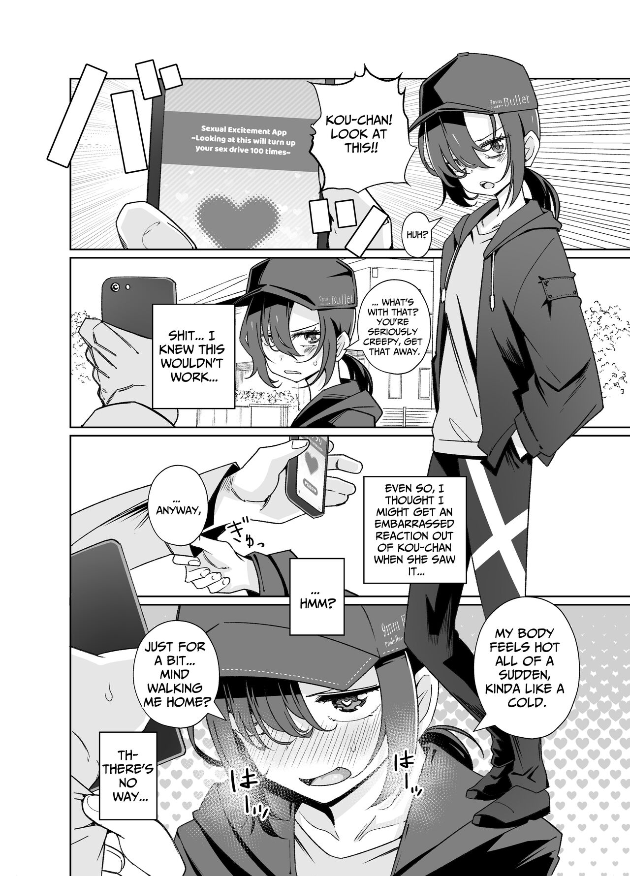 Namaiki Boyish Shoujo ni Hatsujou Appli o Tsukattara...... | When I Used A Lust Inducing App On A Cocky Boyish Girl... page 3 full