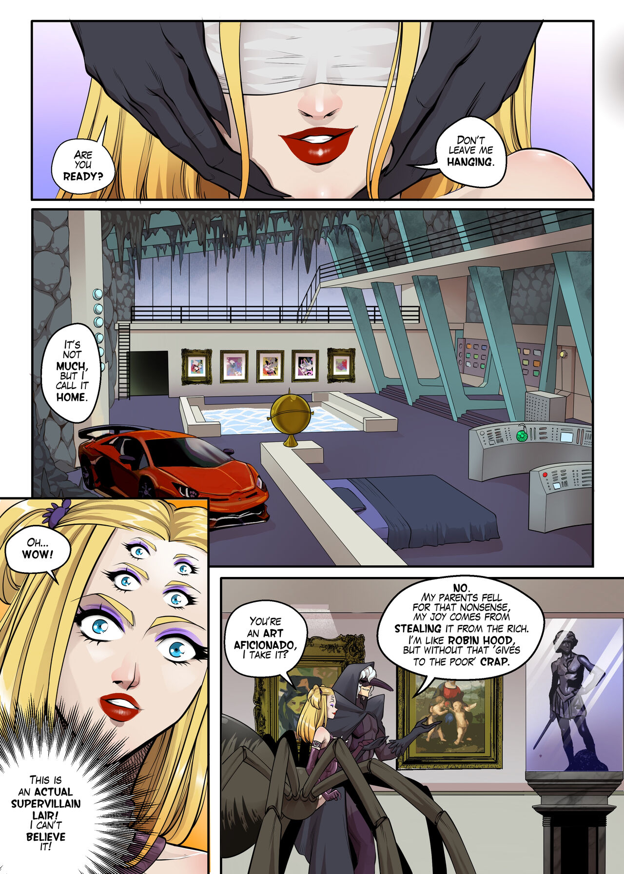 Evil Spinnerette X Bloodcrow page 8 full