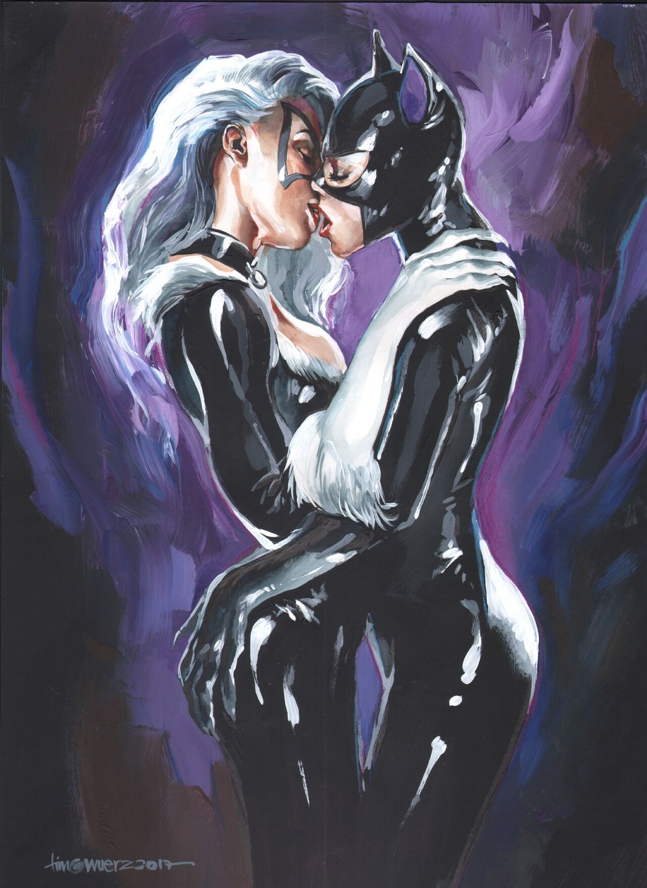 Black cat x Catwoman page 6 full