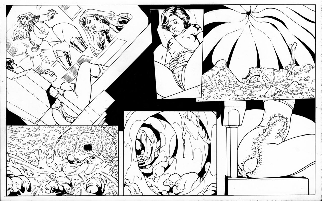 superheroinecomixxx pencil pages page 4 full