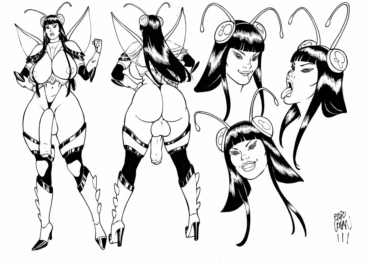 superheroinecomixxx pencil pages page 5 full