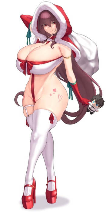 Xmas Scathach cover
