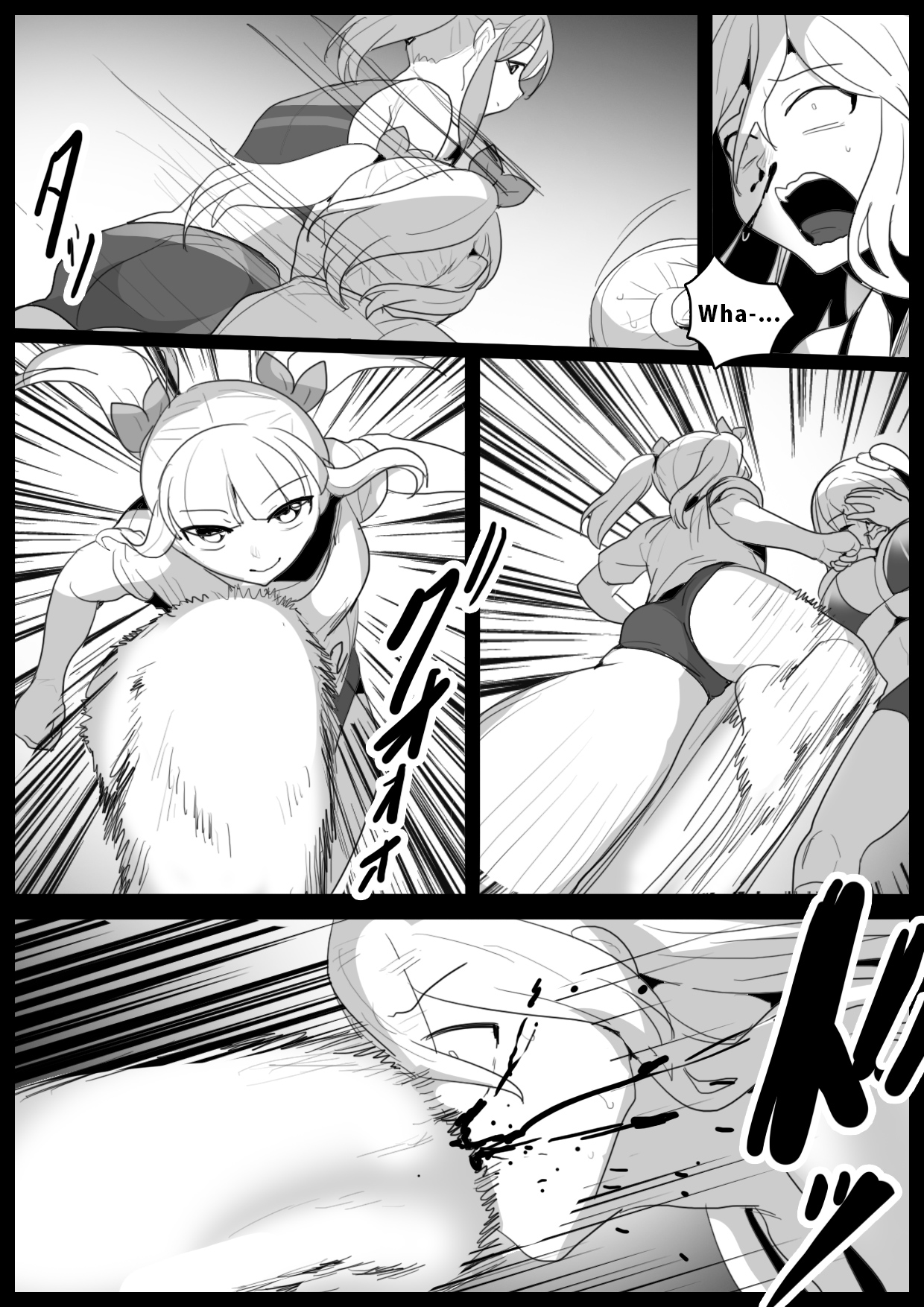 Girls Beat! Plus - Saki vs Ayu &amp; Rie page 4 full