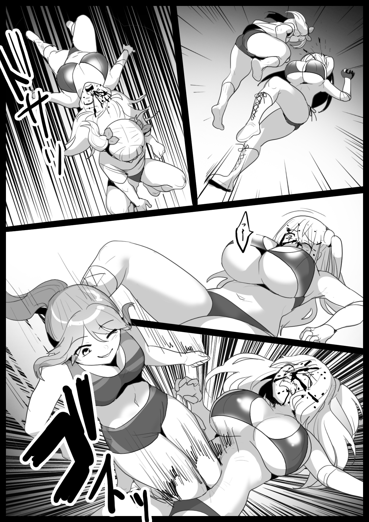 Girls Beat! Plus - Saki vs Ayu &amp; Rie page 5 full