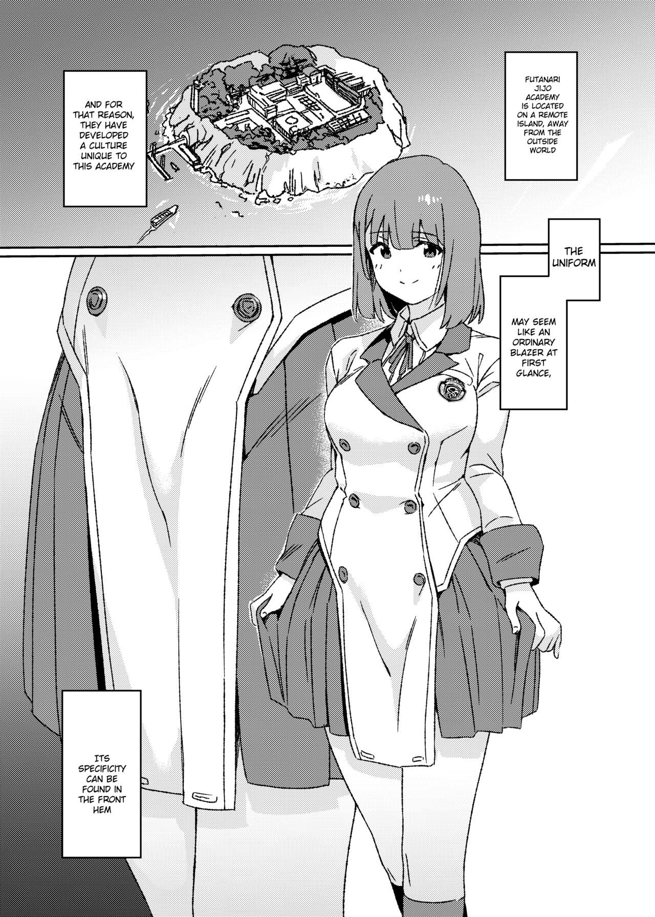 Futanari Jijo Gakuen Gakunai Report page 3 full