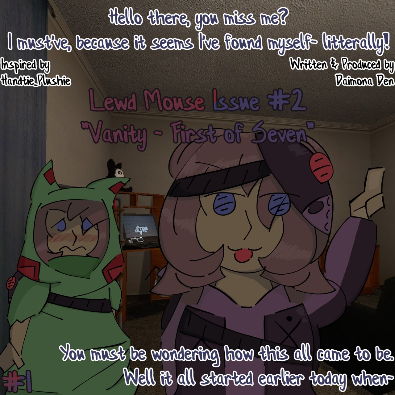 Lewd-Mouse Issue #2 "Vanity - First of Seven" page 1 full
